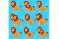 معمای تست تیزبینی؛ در این تصویر چند شیر می‌بینید؟ فقط ۴۰ ثانیه فرصت دارید!