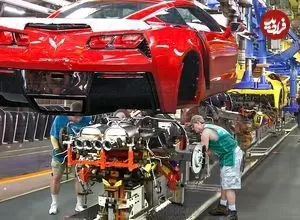 ببینید| شورلت کوروت محبوب و افسانه ای چگونه ساخته می شود؟