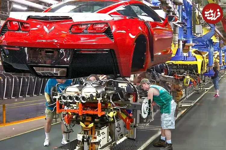 ببینید| شورلت کوروت محبوب و افسانه ای چگونه ساخته می شود؟