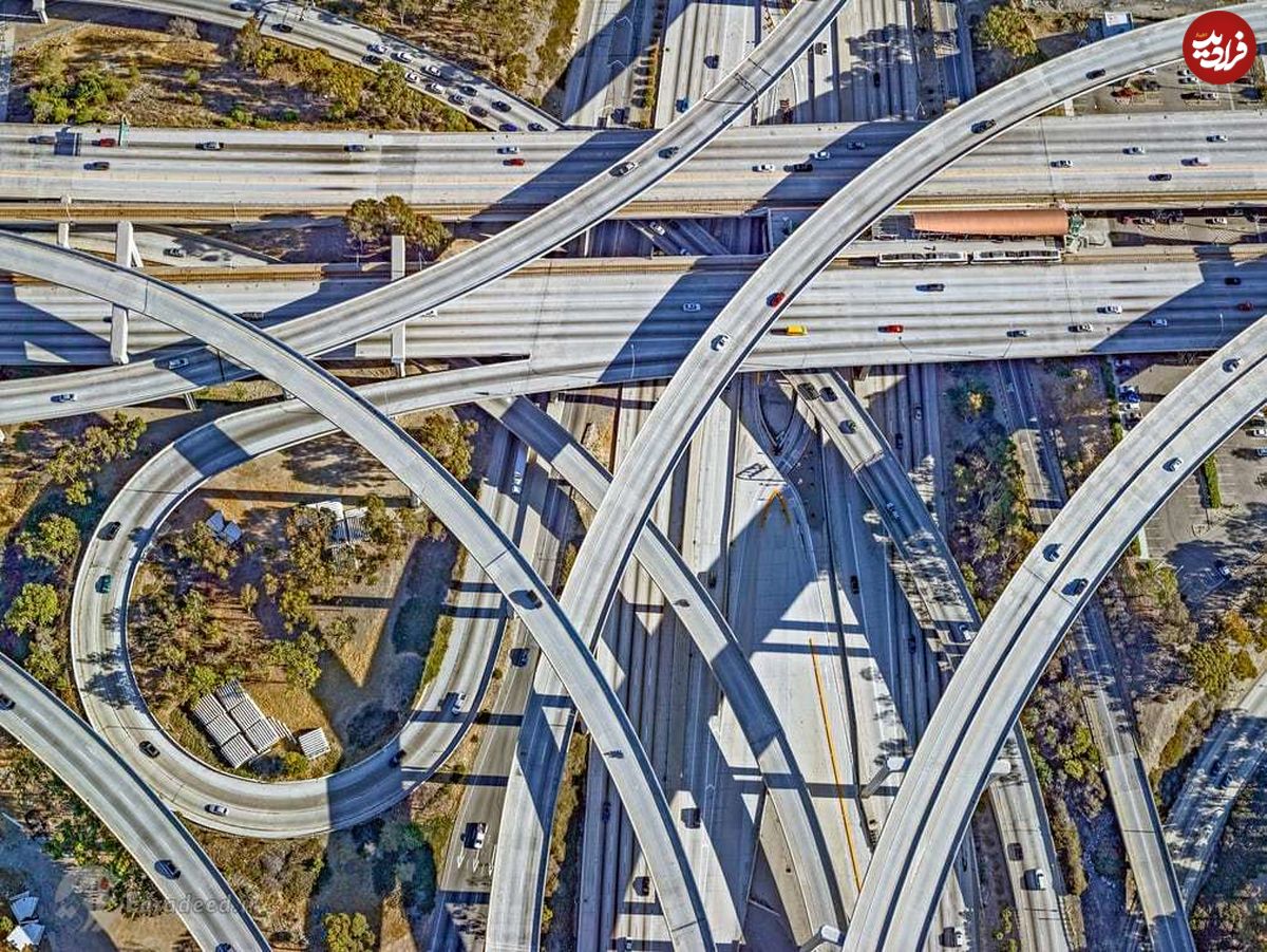 تصاویر/ عکس‌های هوایی خیره‌کننده از نیویورک و لس‌آنجلس