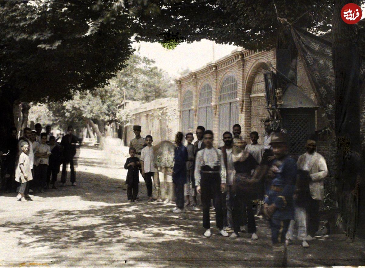 عکس‌های رنگی از ایرانِ صد سال قبل؛ از خیابان ناصرخسرو تا کاخ صدستون