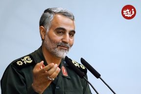 تصاویر؛ سفر در زمان؛ سردار سلیمانی در حال گریه در حرم امام رضا؛ دهه 90