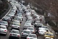(ویدئو) ترافیک شبانه جاده چالوس