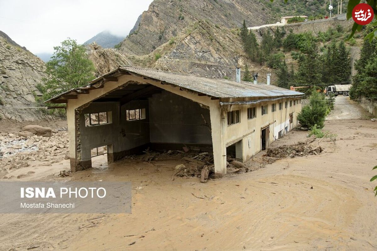 تصاویر/ خسارات سیل در غرب مازندران