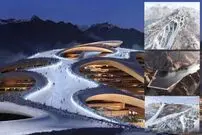 (ویدئو) پیست اسکی ابرشهر نئوم عربستان؛ میزبان بازی‌های زمستانی آسیایی ۲۰۲۹