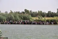 تصاویر/ فرار مردم فلوجه از چنگال داعش