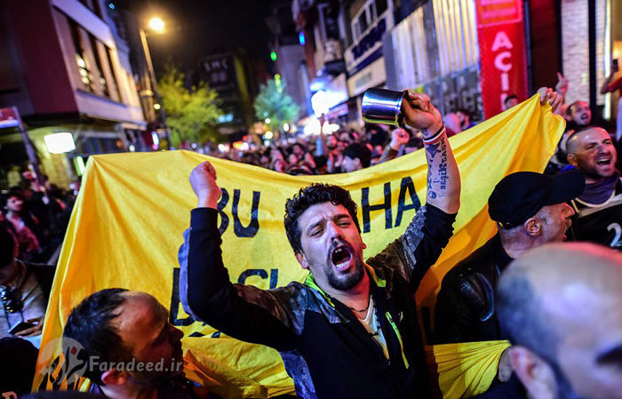 تصاویر/ مخالفان اردوغان به خیابان‌ها ریختند