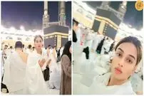 (ویدئو) جنجال در حج؛ مردی با چهره زنانه در خانه خدا