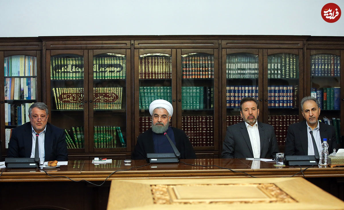 تصاویر/ دیدار اعضای شورای شهر تهران با روحانی