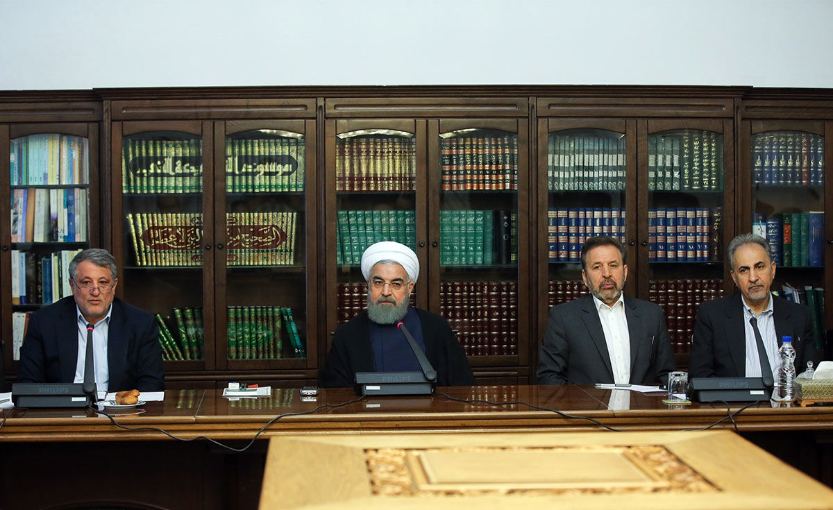 تصاویر/ دیدار اعضای شورای شهر تهران با روحانی