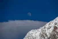 تصویر/ طلوع ماه از افق دنا