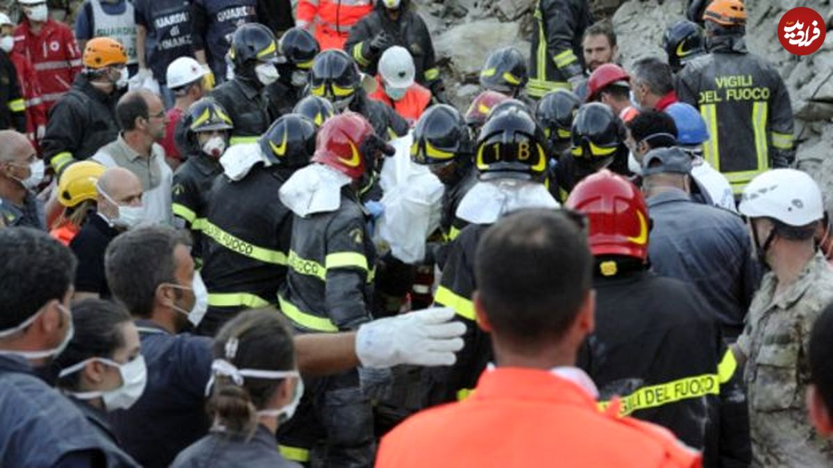 آمار تلفات زمین‌لرزه ایتالیا بازهم افزایش یافت