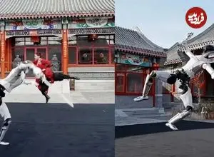 ببینید| شمشیر در دست ربات انسان‌نما؛ تلفیق سنت و فناوری در نمایش مهارت‌های رزمی