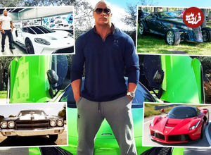 (تصاویر) کلکسیون خودروهای «راک»؛ از مک لارن تا فراری ۲.۵ میلیون دلاری