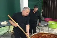 عکس/ علی پروین و نذری امسالش