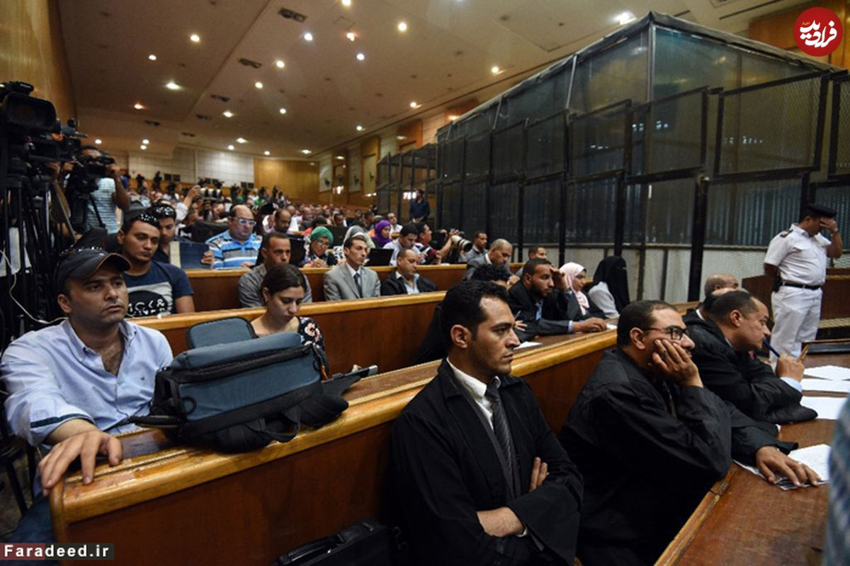 تصاویر/ محمد مرسی در دادگاه