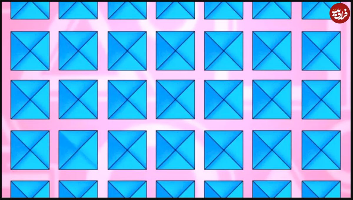 معمای تست تیزبینی؛ آیا می‌توانید مربع متفاوت را در کمتر از ۱۵ ثانیه پیدا کنید؟