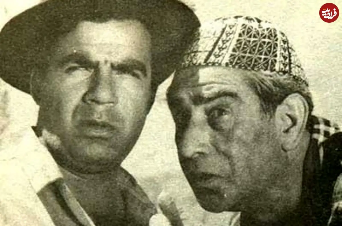 عکس| سفر در زمان؛ «تقی ظهوری 56 ساله» در کنار جنید آرکین؛ سال 1347