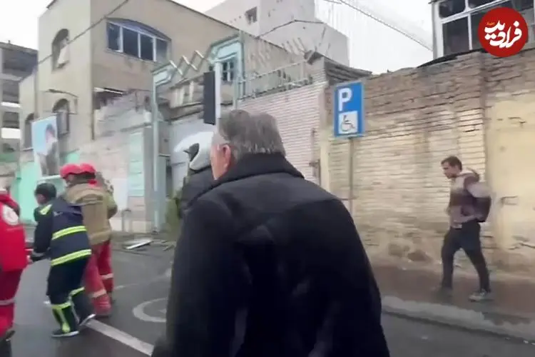 ببینید| تصاویر حمله هوایی به منطقه جوادیه تهران