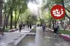عکس| سفر زمان؛ منظرۀ زیبای «چهارباغ اصفهان» در دوران قاجار