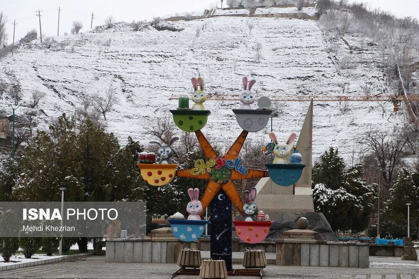 برف سنگینِ نوروزی بر تن پایتختِ تمدن ایران