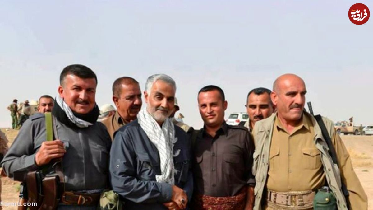 تصاویری دیده نشده از سفر سردار سلیمانی به کردستان عراق