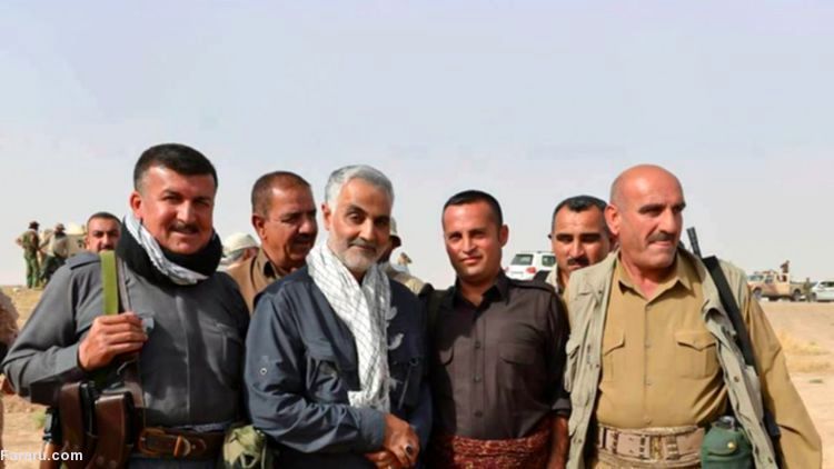 تصاویری دیده نشده از سفر سردار سلیمانی به کردستان عراق