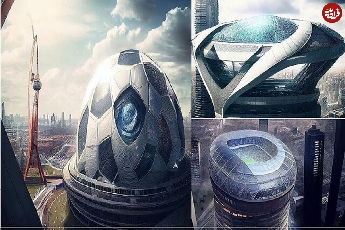 پیش‌بینی معمار ایرانی از استادیوم‌های آینده به وسیله هوش مصنوعی