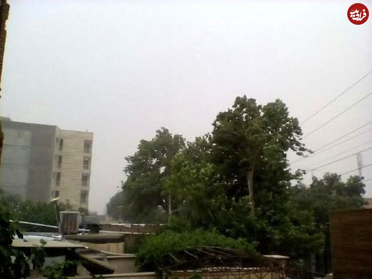 گرد و غبار ورامین را درنوردید