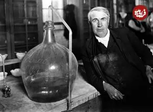 عکس| سفر در زمان؛ «توماس ادیسون» با اولین گرامافون اش؛ سال 1275