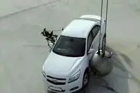 (ویدئو) استحکام خیره کننده شورلت آمریکایی مقابل ضربه!