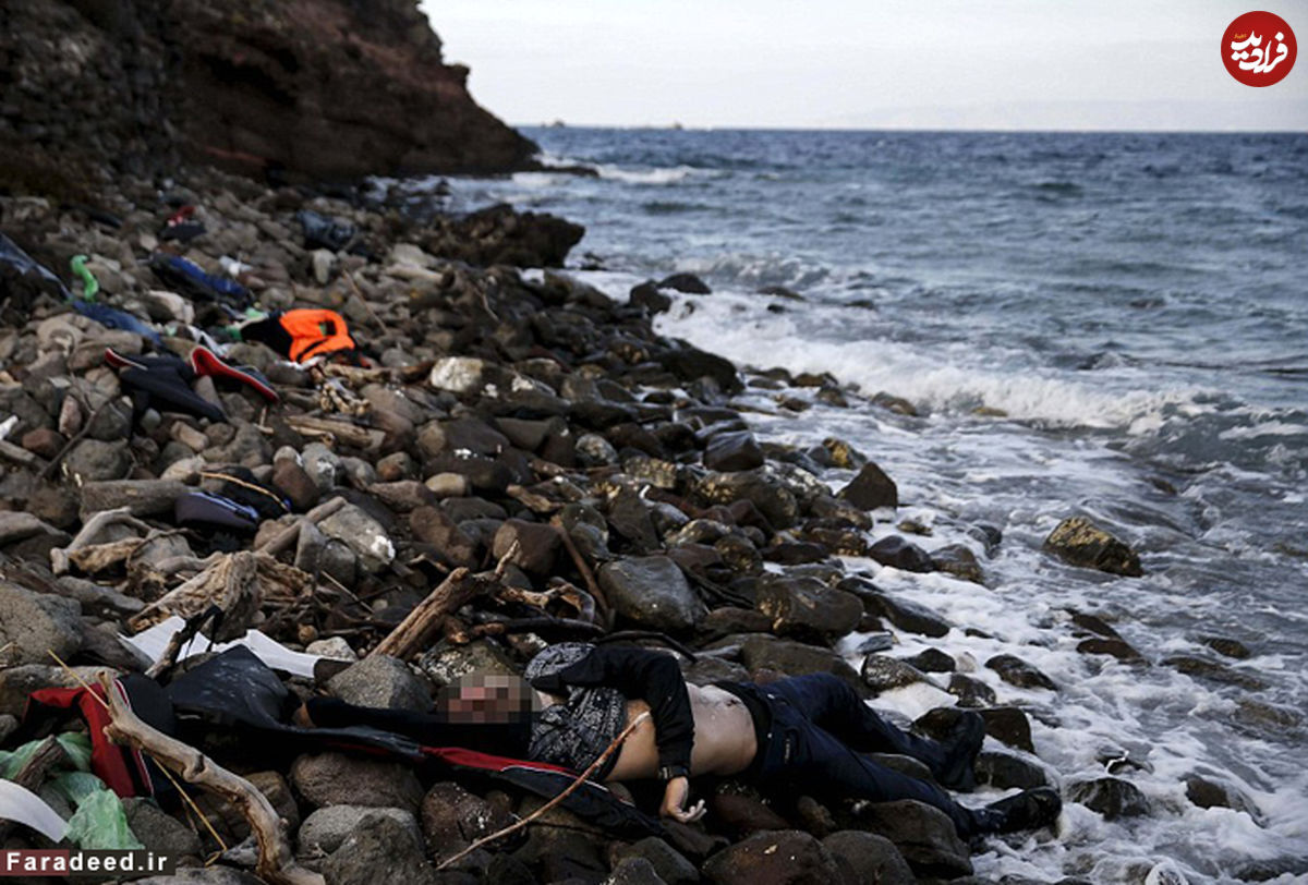 (تصاویر) نجات مهاجران در سواحل یونان