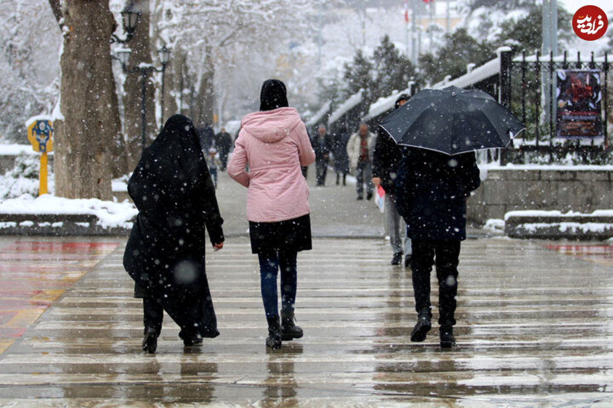 هواشناسی ایران، امروز ۱۴۰۰/۱۰/۱۵