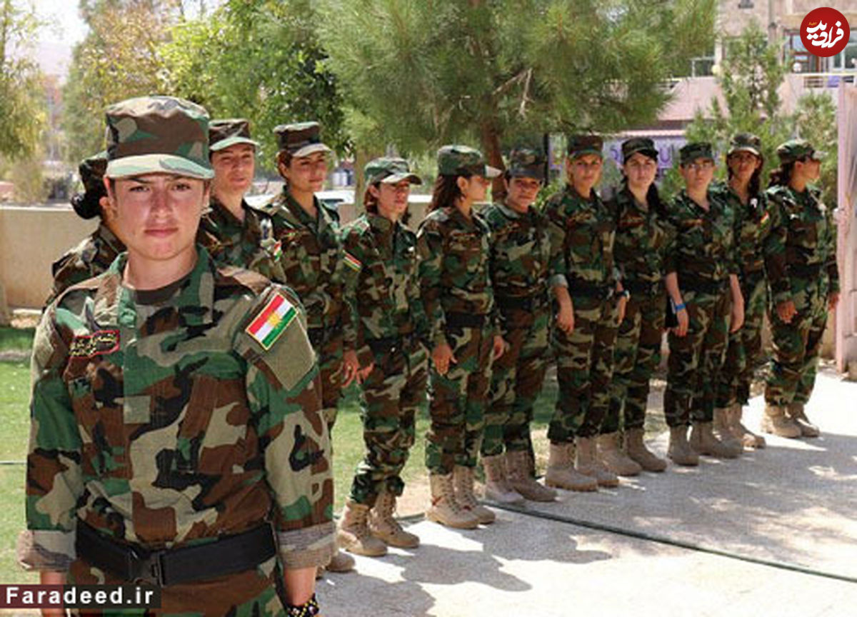 (تصاویر) "دختران خورشید" به جنگ داعش می‌روند