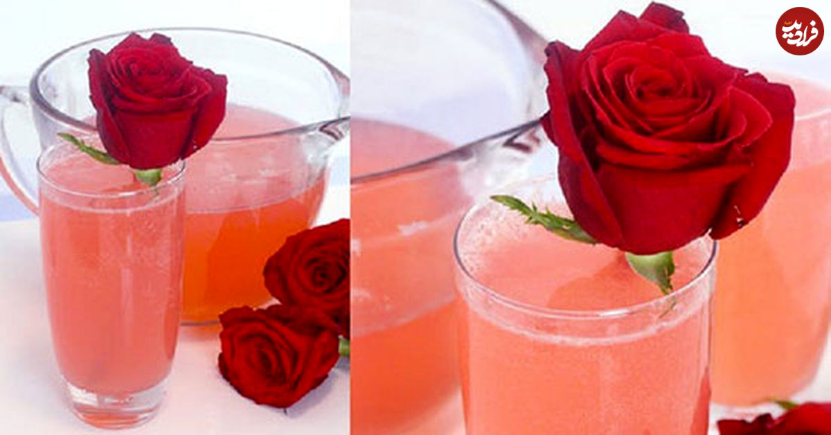 لیموناد گل رز؛ نوشیدنیِ لحظات رمانتیک