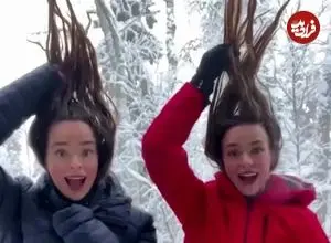 ببینید| اینجا موهایتان یخ می‌بندد