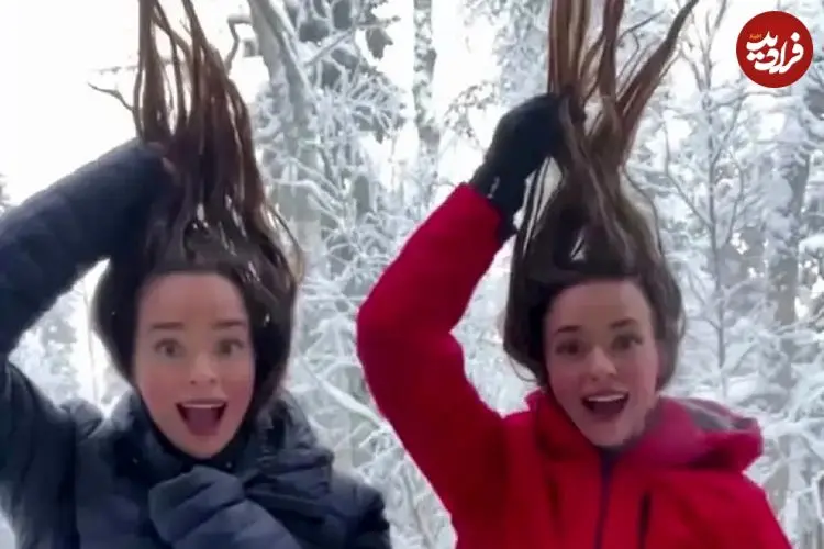 ببینید| اینجا موهایتان یخ می‌بندد