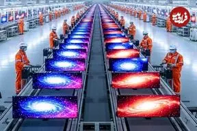 ببینید| چگونه تلویزیون‌های هوشمند در ژاپن ساخته می‌شوند؟