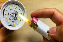 ببییند| با یک فندک به همین راحتی لامپ LED سوخته را تعمیر کنید!