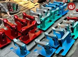 ویدئو| فرآیند دیدنی تولید چرخ خیاطی در پاکستان و به روش سنتی 