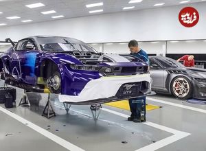 ببینید| نگاهی به روند تولید خودروی فورد موستانگ GT3 در آمریکا
