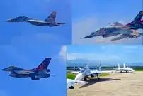 ببینید؛ تصاویری از تمرینات نیروی هوایی ونزوئلا با پرواز جنگنده‌های F-16 و Su-30