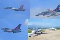 ببینید؛ تصاویری از تمرینات نیروی هوایی ونزوئلا با پرواز جنگنده‌های F-16 و Su-30