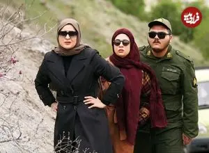 عکس| سفر در زمان؛ «مرجان و نسیم» در پشت صحنه سریال صفا با خانواده