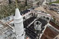 تصاویر| بازسازی آرامگاه عمربن‌عبدالعزیز در سوریه