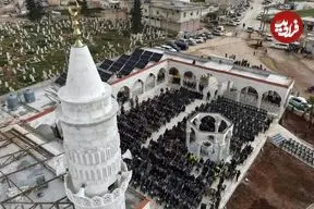 تصاویر| بازسازی آرامگاه عمربن‌عبدالعزیز در سوریه