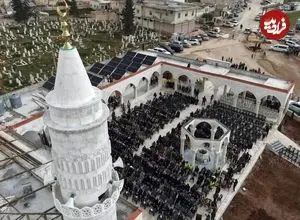 تصاویر| بازسازی آرامگاه عمربن‌عبدالعزیز در سوریه