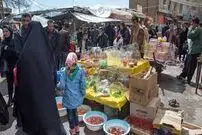 عکس بازار شب عید تهران در سال ۱۳۵۹
