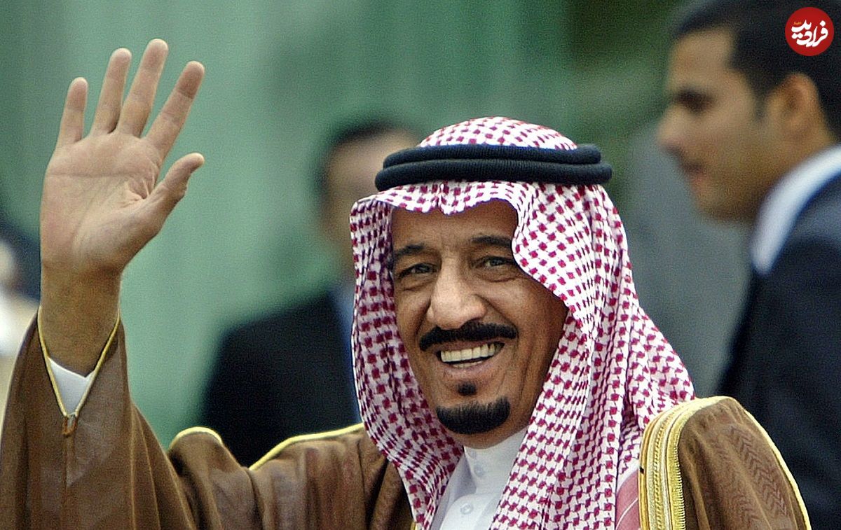 عکس؛ سفر در زمان؛ «ملک سلمان، پادشاه عربستان در کنار شاهزاده چارلز»؛ سال 1379