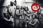 عکس| سفر به گذشته؛ حاجی اسمعیل، پسر 14 ساله غول پیکر در عصر قاجار؛ سال 1273